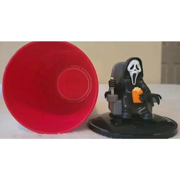 Scream 7 Ghostface Collectable Popcorn Lite Up Bucket 2 Cups With Popcorn Tin - Picture 4 of 9